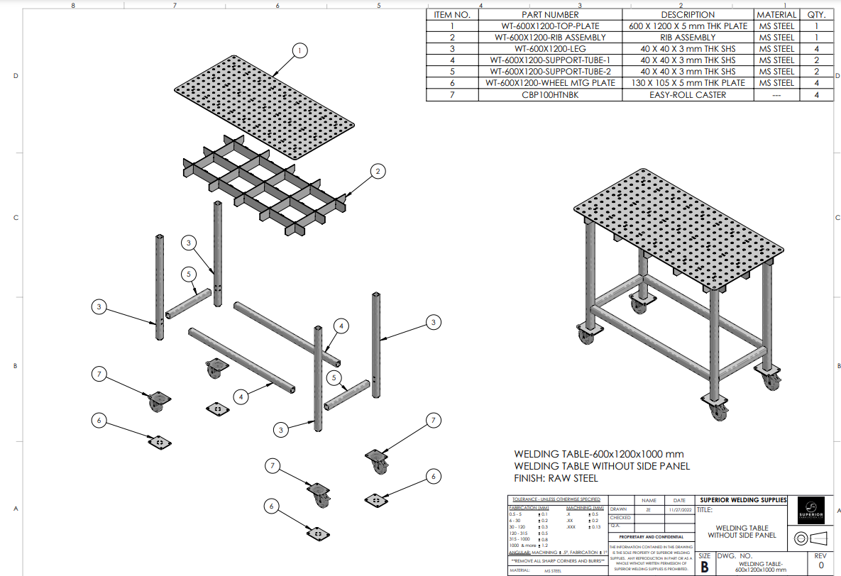 Welding tables, Welding accessories, Superior Welding Supplies Superior Welding Supplies, Superior Welding Supplies,
