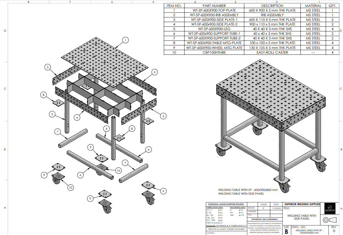 Welding tables, Welding accessories, Superior Welding Supplies Superior Welding Supplies, Superior Welding Supplies,